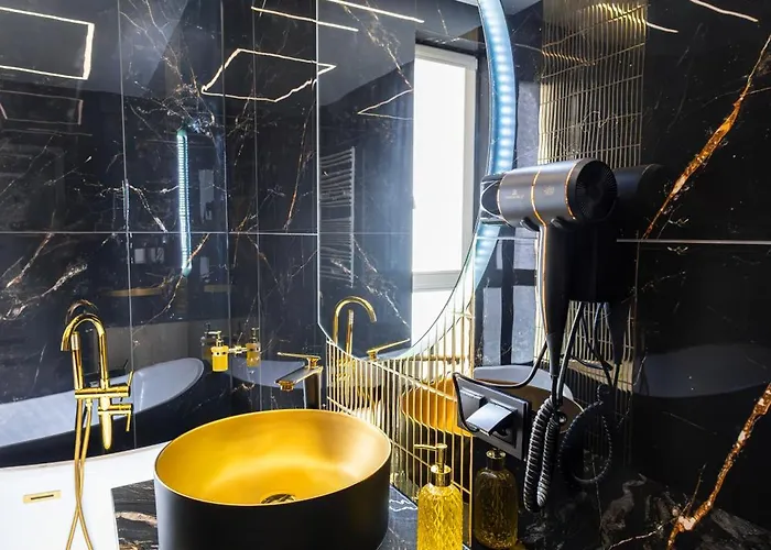 Aparti Goldnblack Galaxy Apartament Szczecin